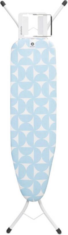 Brabantia Strijkplank A, 110x30 Cm Fresh Breeze Met Strijkijzerhouder