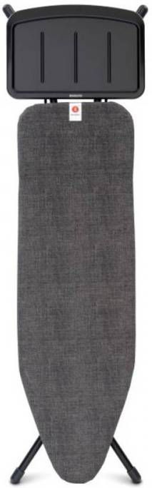Brabantia Strijkplank B 124x38 Cm Denim Black Met Solide Stoomunithouder