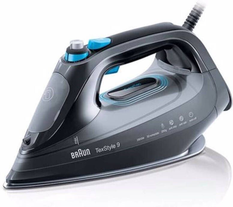 Braun TexStyle 9 SI9188 EBK Stoom- en strijkijzers Zwart