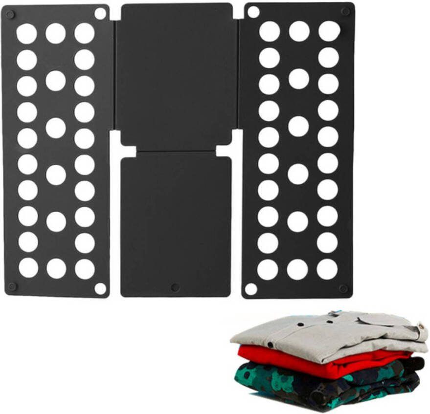 HomeLiving Aretica Kleding Vouwplank Zwart