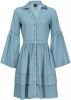 Pinko Mini jurk in lyocell denim , Blauw, Dames online kopen