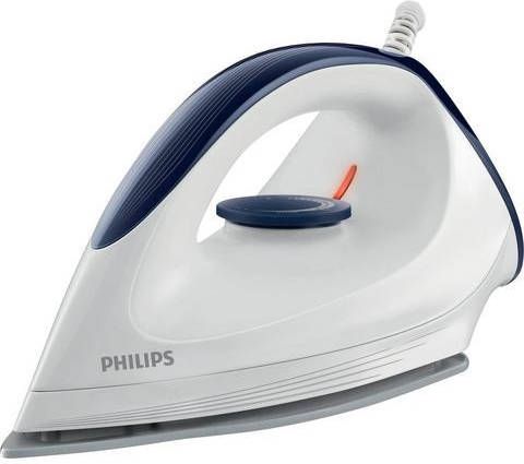 Philips Droogstrijkijzer GC160/02 met perfect glijdende dynaglide strijkzool