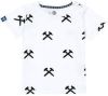 KOHLENKNIRPSE Kohleknirpse T Shirt Hamer & Strijkijzer Wit/Carcoal online kopen