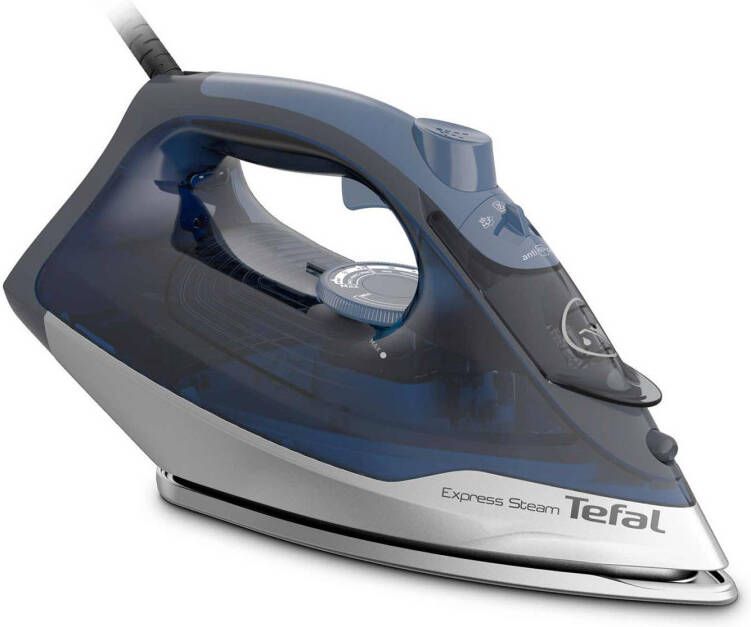 Tefal Stoomstrijkijzer Express Steam FV2868, 2500 W, keramische strijkzool, 210 g/min. stoomstoot, druppelstop, automatische uitschakeling